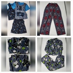 Star Wars Kids Pajamas Set - Blue and Red